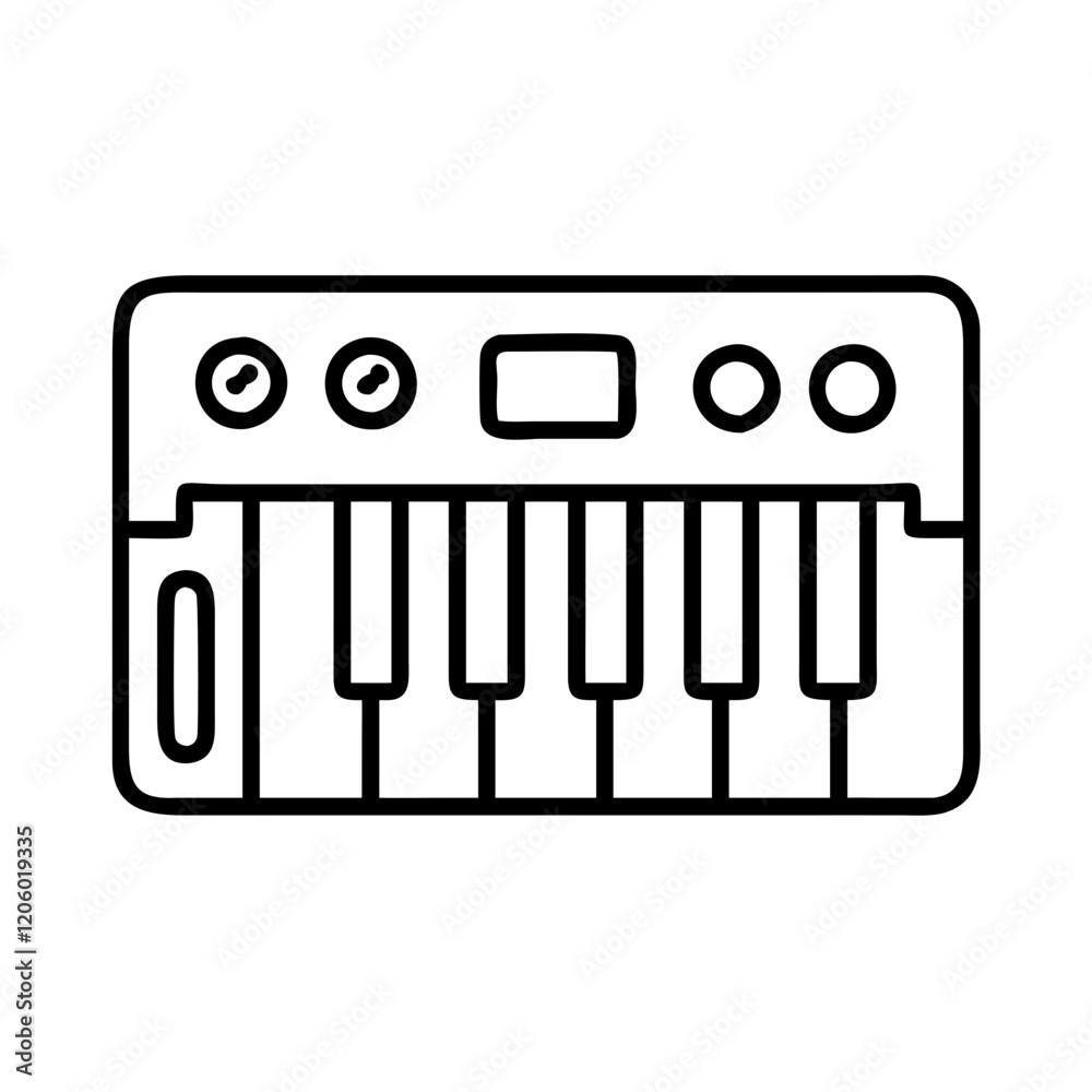 synthesizer icon, synthesizer line art - simple line art of synthesizer, perfect for synthesizer logos and icons synthesizer icon, synthesizer line art - simple line art of synthesizer, perfect for synthesizer logos and icons