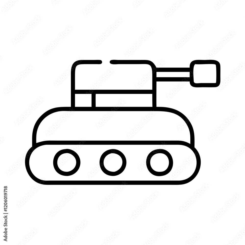 tank icon, tank line art - simple line art of tank, perfect for tank logos and icons tank icon, tank line art - simple line art of tank, perfect for tank logos and icons