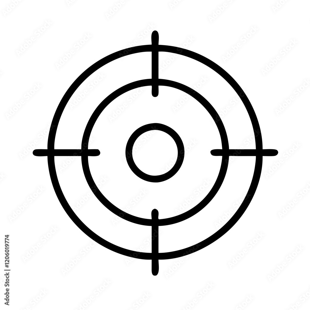 target icon, target line art - simple line art of target, perfect for target logos and icons target icon, target line art - simple line art of target, perfect for target logos and icons