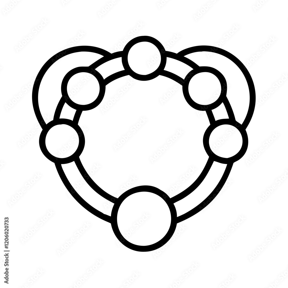 teething ring icon, teething ring line art - simple line art of teething ring, perfect for teething ring logos and icons teething ring icon, teething ring line art - simple line art of teething ring, perfect for teething ring logos and icons