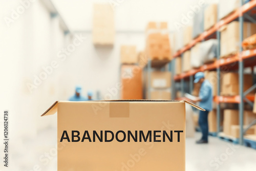 Abandonment text words meaning theme cargo delivery logistics