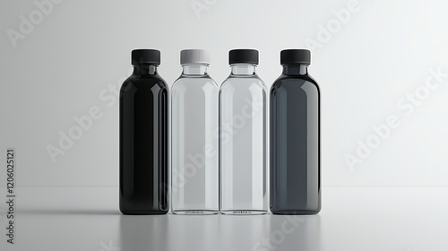 Sleek and hygienic empty water bottle design