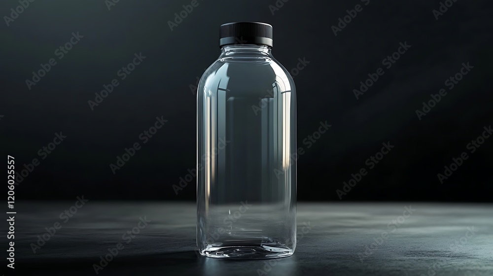 Modern and hygienic empty water bottle Modern and hygienic empty water bottle