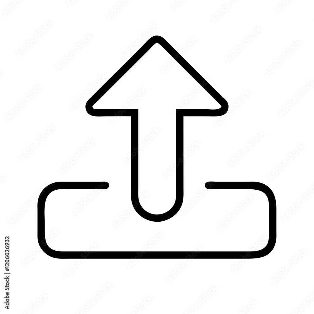 upload icon, upload line art - simple line art of upload, perfect for upload logos and icons upload icon, upload line art - simple line art of upload, perfect for upload logos and icons