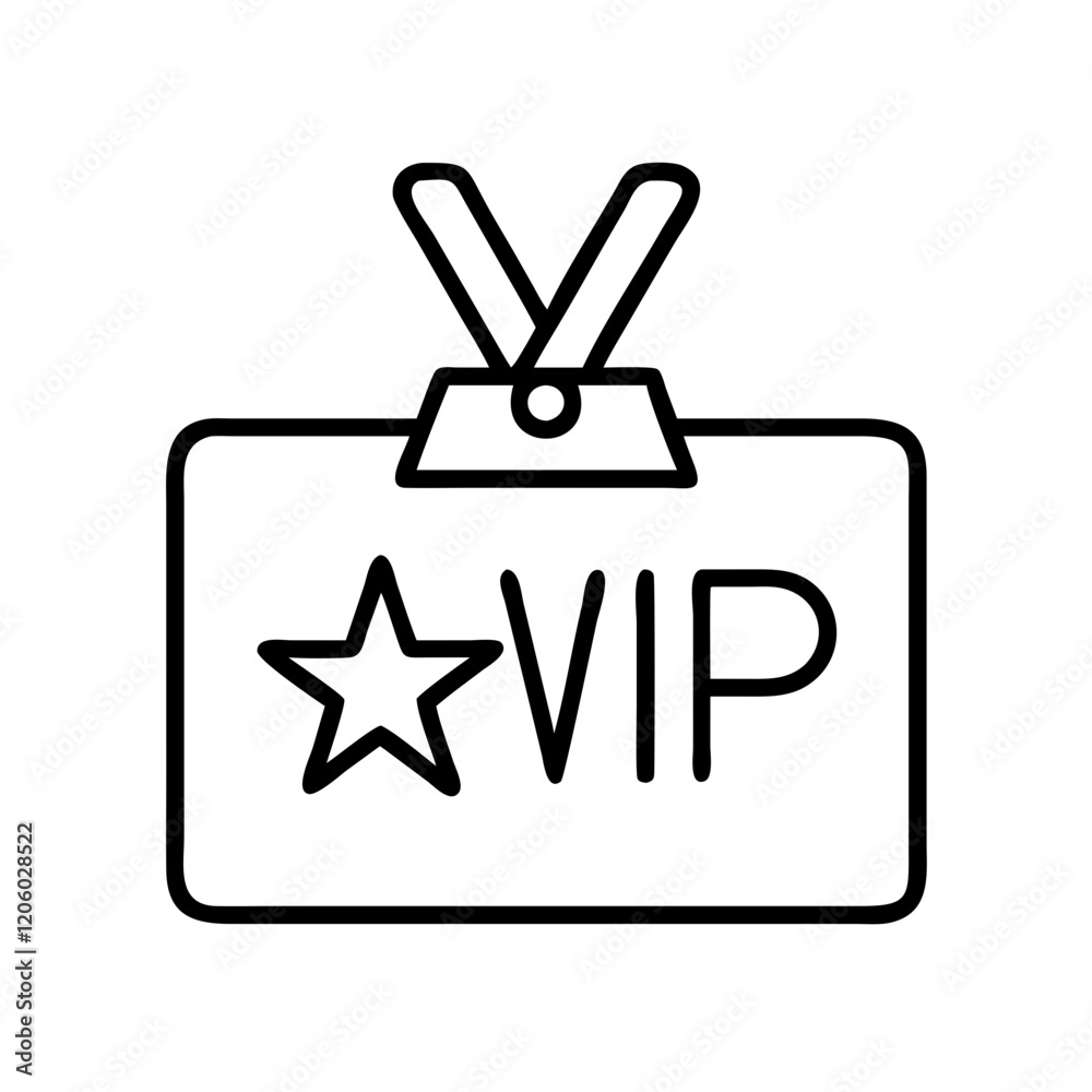 vip badge icon, vip badge line art - simple line art of vip badge, perfect for vip badge logos and icons vip badge icon, vip badge line art - simple line art of vip badge, perfect for vip badge logos and icons