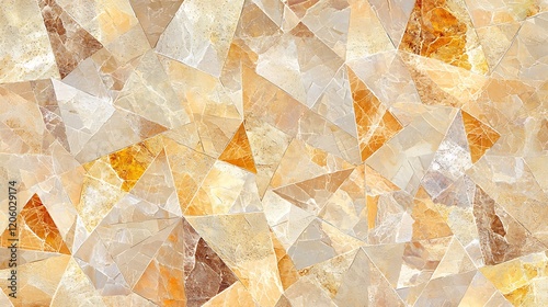 Golden gemstone mosaic texture background