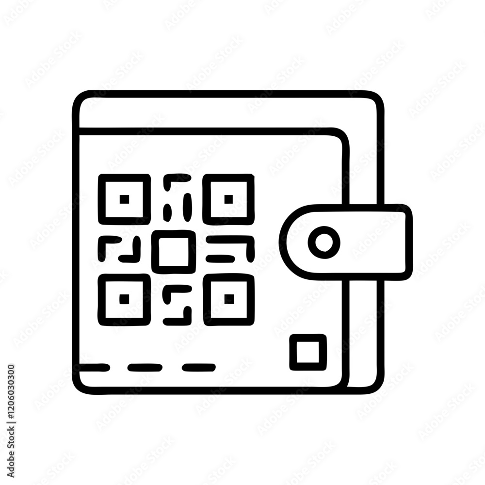 wallet address qr code icon, wallet address qr code line art - simple line art of wallet address qr code, perfect for wallet address qr code logos and icons wallet address qr code icon, wallet address qr code line art - simple line art of wallet address qr code, perfect for wallet address qr code logos and icons