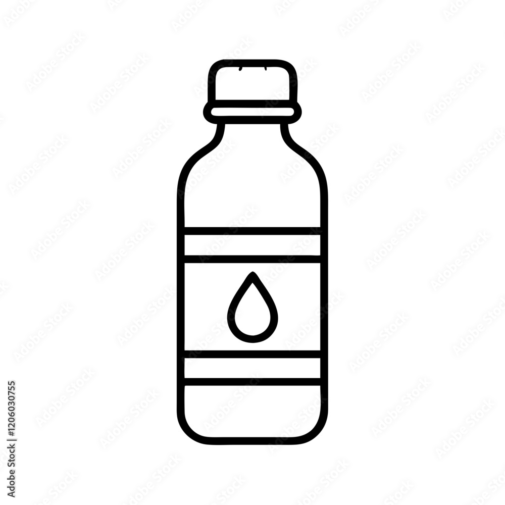water bottle icon, water bottle line art - simple line art of water bottle, perfect for water bottle logos and icons water bottle icon, water bottle line art - simple line art of water bottle, perfect for water bottle logos and icons