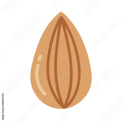 almond icon design