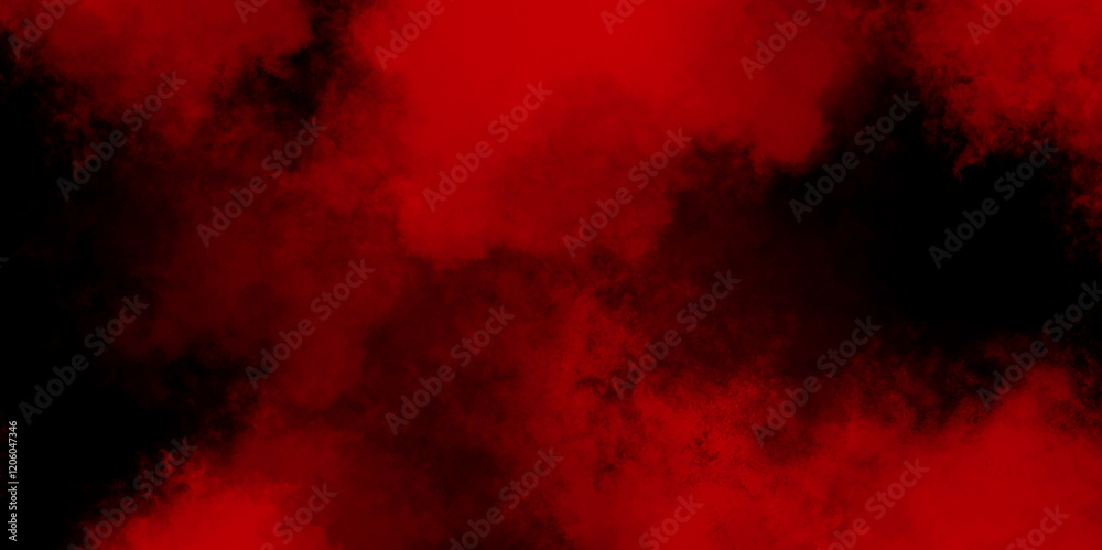 Red realistic fog or mist brush effect smoke vape texture overlays vector cloud. Abstract smoke exploding cumulus clouds. Mysterious flowing digital particles of red clouds grunge