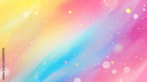 A playful gradient background with candy colors.featuring bright pinks, blues, and yellows with fun transitions.evoking joy and excitement.ideal for children閳ユ獨 parties and playful designs