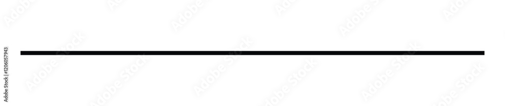 Vector illustration of a simple black line Vector illustration of a simple black line