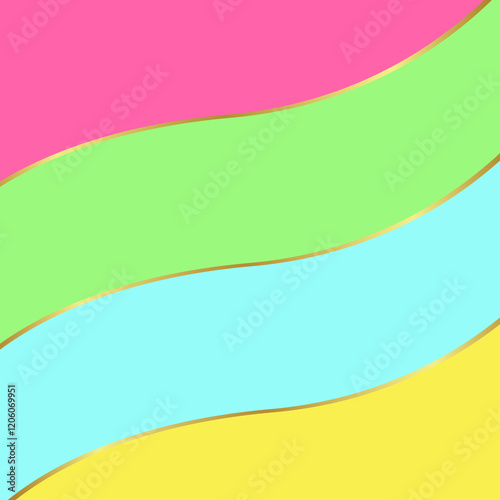 Wavy Colorful Background