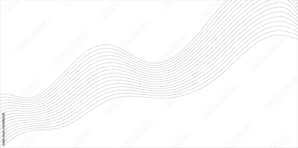 Fototapeta premium Abstract background with wavy thin lines. Optical illusion for simple geometric backdrop striped wavy abstract background Abstract background with wavy thin lines 