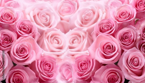 abstract background of pink roses, room for text