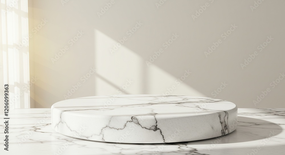 White Marble Product Display Podium Elegant and Minimalist 3D Render. Ideal for showcasing jewelry, cosmetics, electronics, or other high-end products in online stores, marketing materials. White Marble Product Display Podium Elegant and Minimalist 3D Render. Ideal for showcasing jewelry, cosmetics, electronics, or other high-end products in online stores, marketing materials.