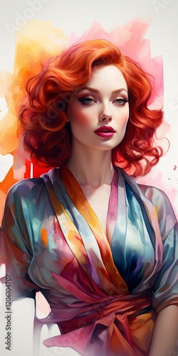 Portriat of a beautiful woman