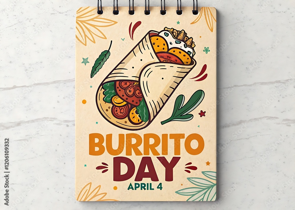 Fototapeta premium NATIONAL BURRITO DAY