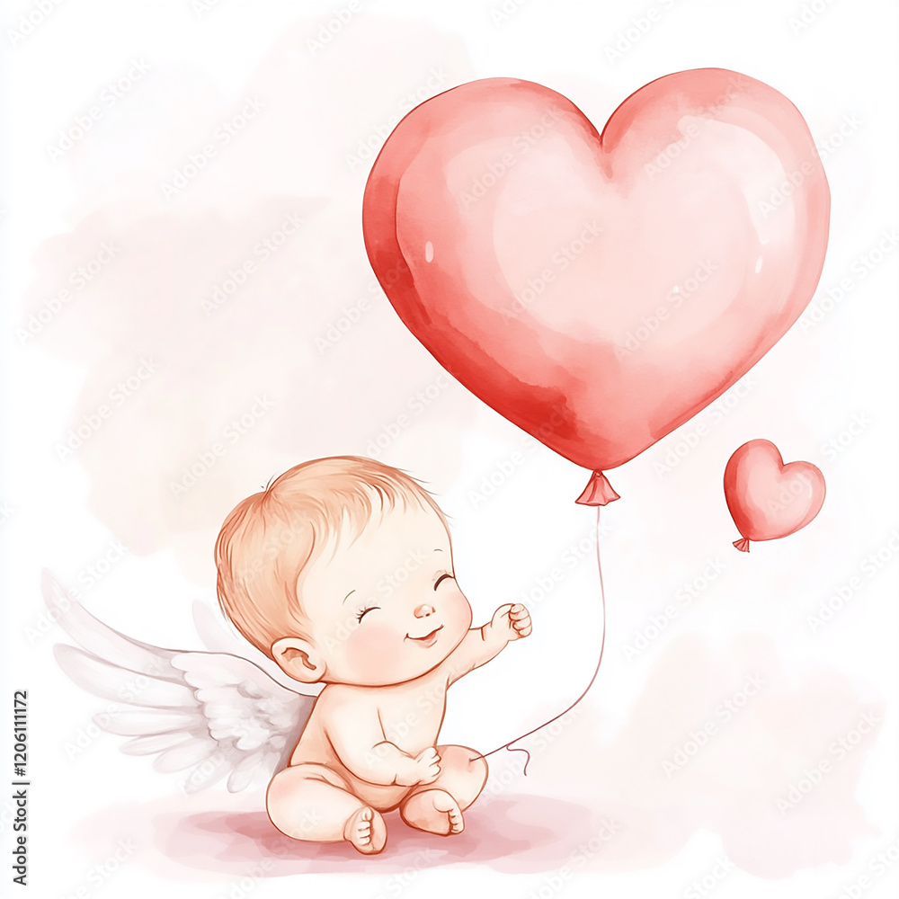 child wiht heart ballon child wiht heart ballon