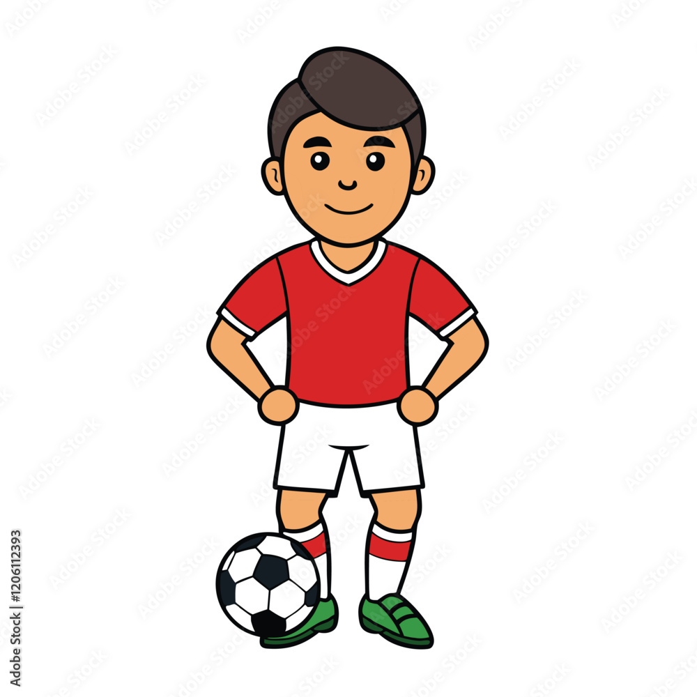 boy with soccer ball boy with soccer ball