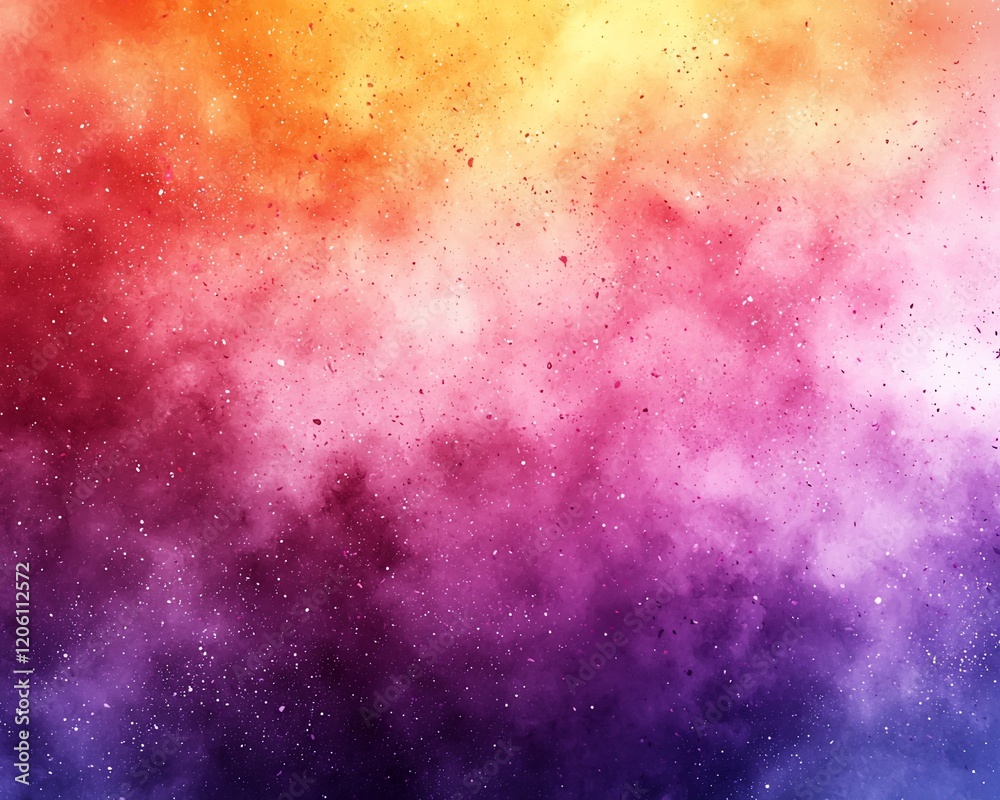 Fototapeta premium Abstract colorful nebula background with vibrant hues and cosmic dust.