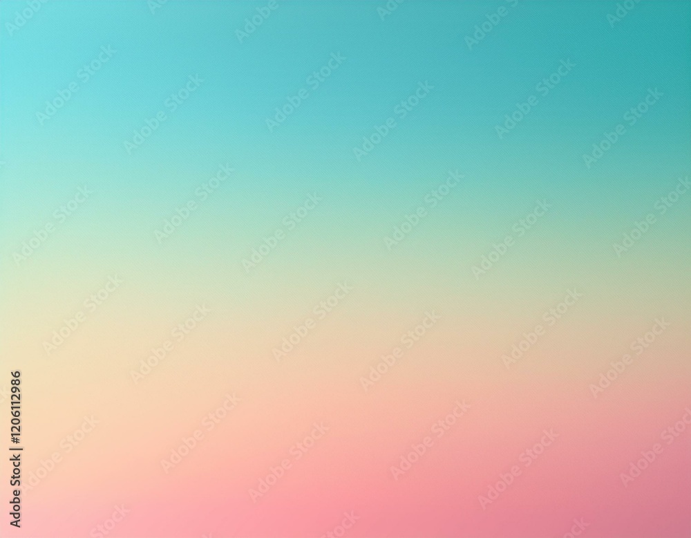 Naklejka premium 青緑とピンクの柔らかいグラデーション