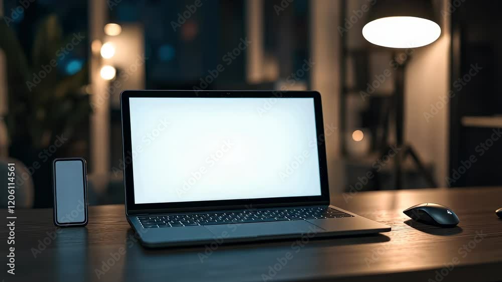 The Laptop on the Desk. The Laptop on the Desk.
