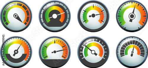 Speedometer emblem set