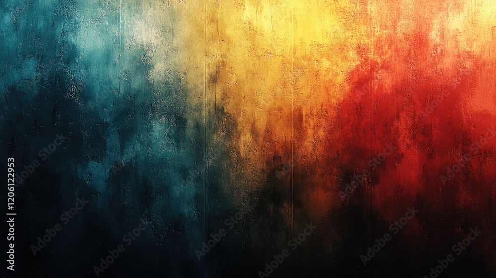 A vibrant abstract background blending colors from blue to yellow and red, creating a dynamic visual effect. A vibrant abstract background blending colors from blue to yellow and red, creating a dynamic visual effect.