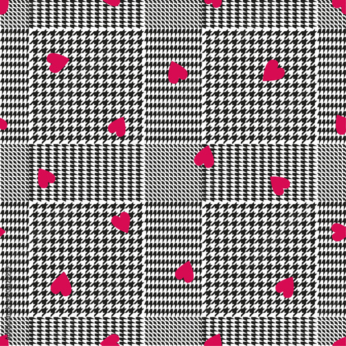Heart Illustration, Hearts, Love, Valentine, Repeat print, kiss, Vector art, adobe illustration
