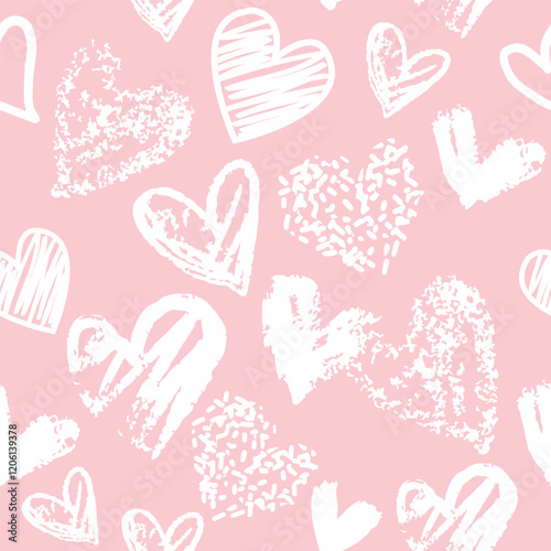 
Heart Illustration, Vector art, Valentine Graphics, Repeat Prints, Heart Drawing, Valentines day, Seamless print, Hearts Patterns, Love, Romantic, Cupid, Couple love, February 14