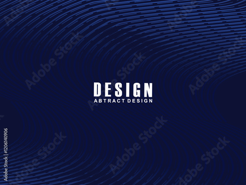 Futuristic blue background digital technology wave pattern, cyber nano information, abstract communication, future technology data innovation, internet network speed connection.