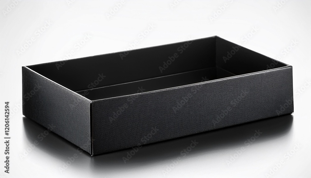 Fototapeta premium black box isolated on white