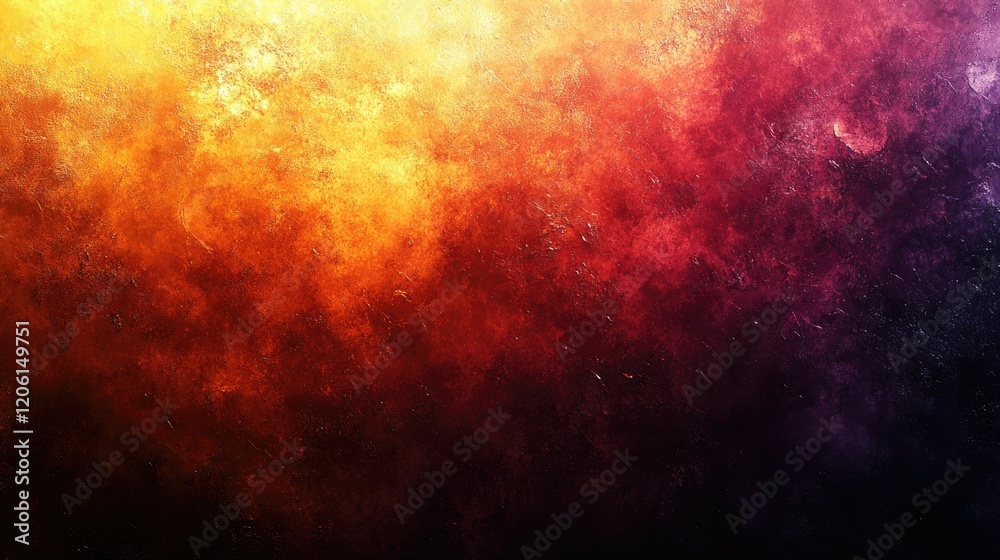 Naklejka premium A vibrant, abstract gradient blending warm and cool colors, creating a dynamic visual effect.