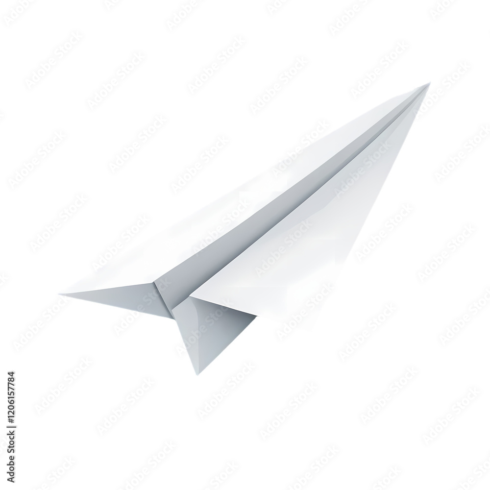 simple paper airplane icon in flight simple paper airplane icon in flight