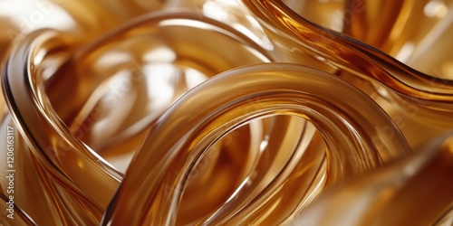 Close-up view of multiple shiny gold rings, suitable for jewelry or luxury item photography