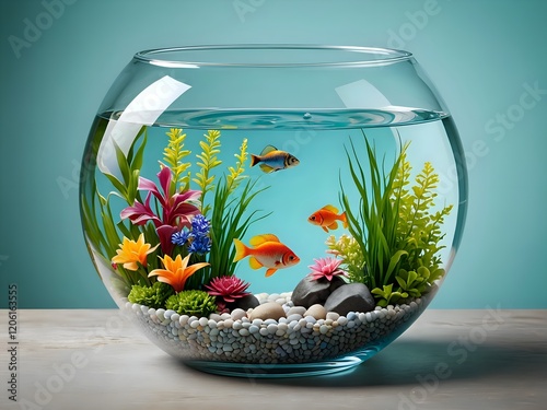 aquarium with fish