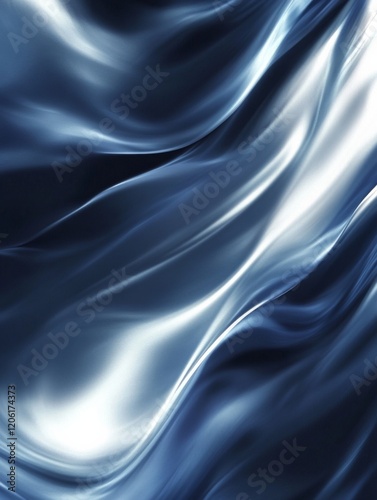 Wallpaper Mural A rich abstract gradient background.merging deep blues and silvers.emphasizing luxury and sophistication.ideal for high-end product marketing Torontodigital.ca