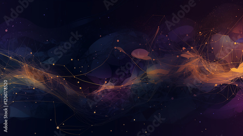 An abstract and visually striking banner design representing untold stories and hidden narratives. The image features floating fragments of unwritten pages, glowing lines of digital data, and a faint 