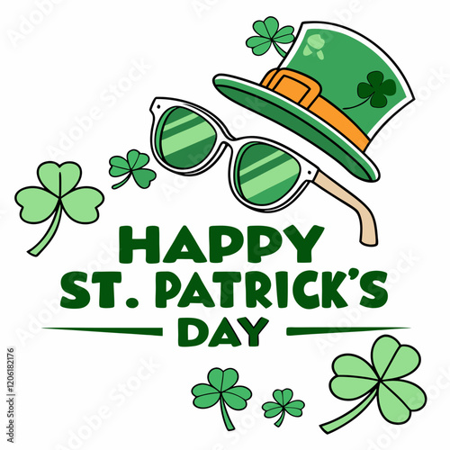 Happy St. Patrick Day Vector Illustration