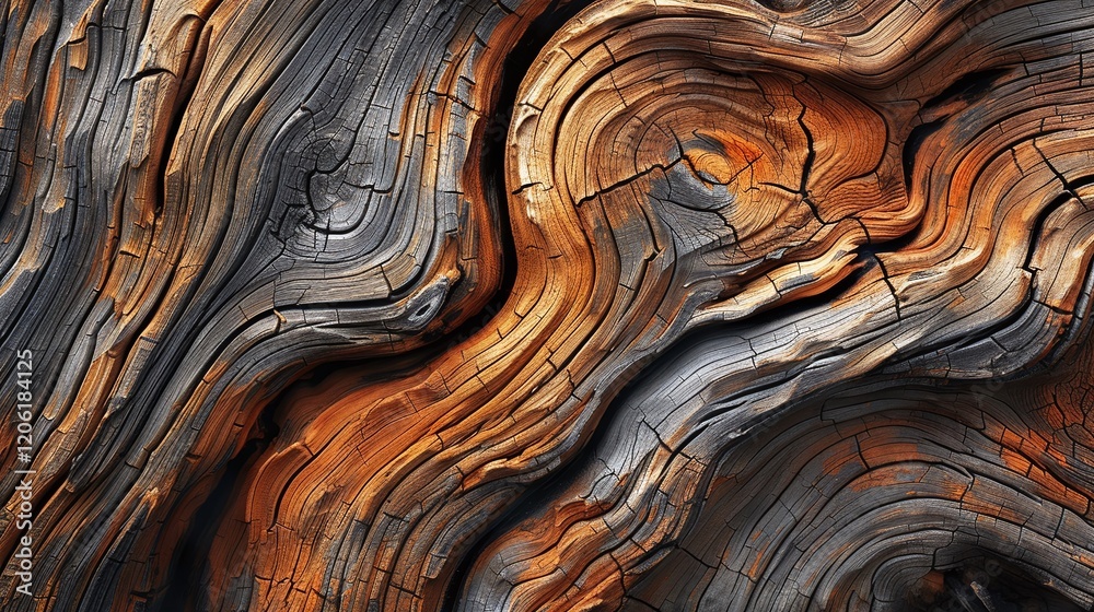 Abstract cracked wood texture with swirling orange and gray patterns, weathered timber surface, natural organic design for rustic decor, furniture projects, and artistic inspiration
Abstract cracked wood texture with swirling orange and gray patterns, weathered timber surface, natural organic design for rustic decor, furniture projects, and artistic inspiration