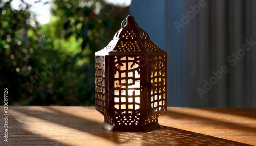 Happy ramadan kareem golden background design