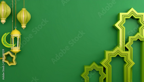 Happy ramadan kareem golden background design