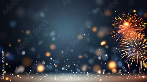 Festive Fireworks Night Celebration Sparkle