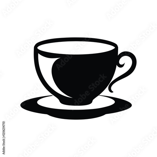 Cup Silhouette Vector Design