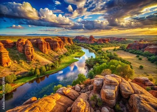 Majestic Northern Territory Landscapes: Rugged Outback & Dramatic Relief photo