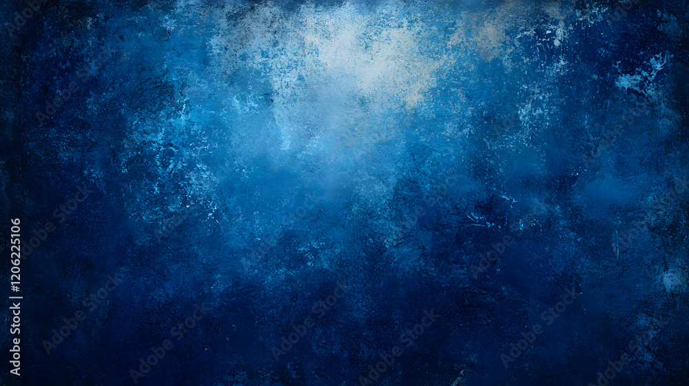 Obraz premium Elegant blue-toned abstract background with a rough surface.