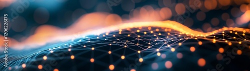 Energy flow visualized in glowing particles on nanoscale conductive surfaces