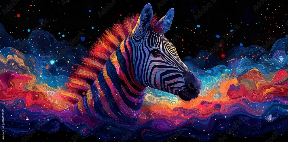 Iridescent Unicorn Holographic Zebra Patterns - Lively Rainbow Textures for Stylish Backgrounds Iridescent Unicorn Holographic Zebra Patterns - Lively Rainbow Textures for Stylish Backgrounds