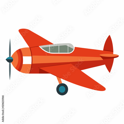 airplane isolated on white